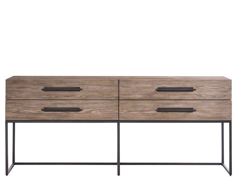 Dwell Boulder Metal Base Console (U462816)